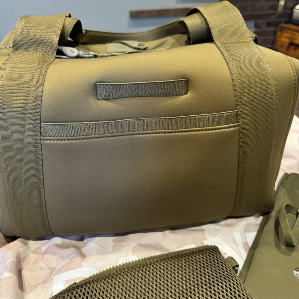 Dagne Dover Olive Green Duffel Bag Set Medium - Picture 4 of 4